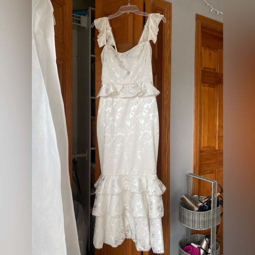 V. Chapman The Violet Dress in Coconut Macaron - Size 4